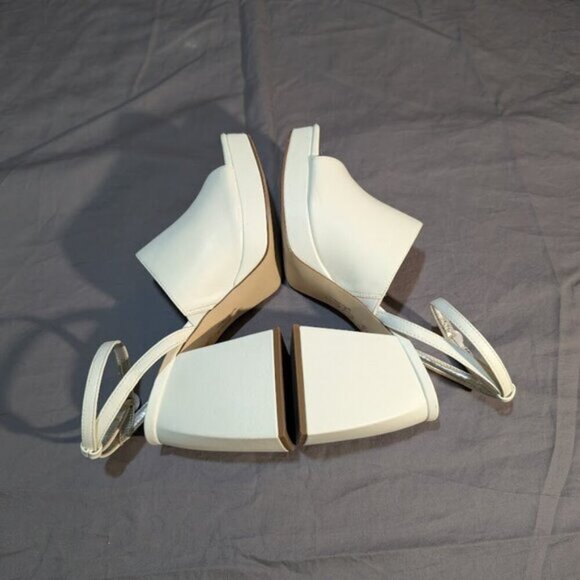 Circus NY by Sam Edelman Women's Miranda Two Piece Platform Sandals - White 9.5 - Picture 10 of 14